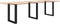 vidaXL - Salontafelpoten - 3 - st - U-vormig - 70x(72-73) - cm - staal - zwart