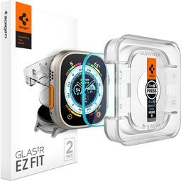 Spigen AGL05556 - Screen Protector - Inclusief montage frame - Apple Watch Ultra 49mm (2022)