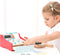 New Classic Toys® Houten Speelgoedkassa - Kassa met Scanner en Pinapparaat - Rood
