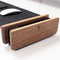 Balolo laptop houder verticaal - Verticale Standaard voor Bureau - Walnotenhout