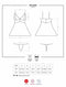 Obsessive Babydoll Setje Met Kant - Zwart - L/XL