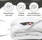 Ten Cate Dekbed - Dekbed 240 x 220 - Dekbedden - 4 Seizoenen Dekbed 240 x 220 - Synthetisch - Zomerdekbed & Winterdekbed - Anti Allergie