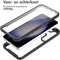 iMoshion Hoesje Geschikt voor Samsung Galaxy S24 Hoesje - iMoshion 360° Full Protective Case - Zwart / Transparant
