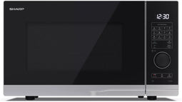 Sharp YC-PG254AE-S - Magnetron met grillfunctie - 900W magnetronvermogen - 1000W grillvermogen - 25L inhoud