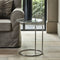 Riviera Maison Bijzettafel - Bonham Extendable End Table - Zilver
