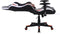 Gamestoel Tornado bureaustoel - ergonomisch verstelbaar - racing gaming stoel - zwart roze