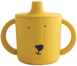 Trixie Tuitbeker - Mr. Lion - Drinkbeker voor Baby - Antilek Beker - Voor baby's vanaf 4 maanden - van Siliconen - Geschikt voor de Vaatwasser