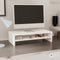 vidaXL - Monitorstandaard - 50x24x13 - cm - massief - grenenhout - wit