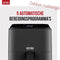 DistinQ Touch Fryer - Heteluchtfriteuse - 4 liter - 12 programma's - Zwart