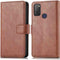 iMoshion Hoesje Geschikt voor TCL 20Y Hoesje Met Pasjeshouder - iMoshion Luxe Bookcase - Bruin