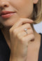 Elli Dames Ring - Ring met Swarovski® kristal - Zilverkleurig (maat 52)
