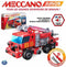 Meccano Junior - Rescue brandweerwagen - S.T.E.A.M. bouwpakket met bewegende ladder en geluiden (150 onderdelen)