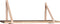Forno Plank -natuurlijke olie met bruine lederen banden - 80x20 cm