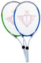 Engelhart Tennisracket 25” - Aluminium - Inclusief 2 tennisballen en hoes - Blauw