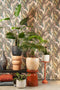 Mica Decorations Dante - Bloempot - H24 x Ø27 cm - Handgemaakt terracotta - Off white