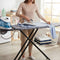 STAUS&BACH Ironiq Pro - Strijkplank L - 122 x 38 cm - In hoogte verstelbaar 76-93,5 cm - Donkergrijs