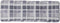 vidaXL - Palletkussen - 120x40x12 - cm - stof - ruitpatroon - grijs