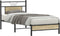 vidaXL - Bedframe - zonder - matras - hout - sonoma - eikenkleurig - 90x200 - cm
