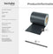 Tectake Privacyfolie Hekwerk - 35 m x 19 cm - PVC - UV-bestendig - Antraciet
