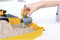 Kinetic Sand - Bouwplaatskoffer - 907 g origineel kinetisch zand