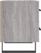 vidaXL - Nachtkastjes - 2 - st - 40x35x47,5 - cm - bewerkt - hout - grijs - sonoma - eiken