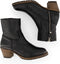 Travelin Bordeaux - Dames enkellaars - Leer - Zwart - Maat 39