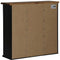 vidaXL - Hangkast - HALDEN - 2 - schuifdeuren - 75x22,5x70 - cm - grenenhout - zwart