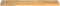 vidaXL - Tafelblad - met - natuurlijke - rand - 180x40x3,8 - cm - massief - mangohout