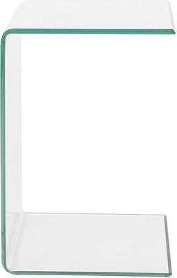 Bijzettafel glas LOURDES