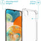 iMoshion Hoesje Geschikt voor Samsung Galaxy A23 (5G) Hoesje Met Koord - iMoshion Backcover met koord - Transparant