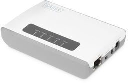 Digitus DN-13024 - Netwerkprintserver - USB-A LAN WiFi 802.11 b/g/n 300 Mbps