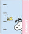Ringmap Snoopy Imagine Blauw (27 x 32 x 3.5 cm)