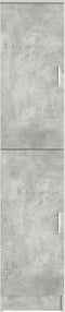 vidaXL - Buffetkast - Beton - grijs - MDF - met - betonlook - laminaat - Standaard