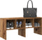 vidaXL - Schoenenrek - stapelbaar - 89,5x30x40 - cm - oud - houtkleurig