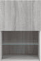 vidaXL - Tv-meubel - met - LED-verlichting - 40,5x30x60 - cm - grijs - sonoma - eiken