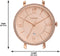 Fossil Jacqueline ES4628 - Dameshorloge - 36 mm - Roségoud