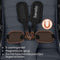 LIONELO Iva - Wandelwagen - All-Terrain PU Wielen met Vering XXL Zonnekap UPF 50+