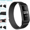 iMoshion Bandje Geschikt voor Fitbit Charge 4 / Charge 3 - iMoshion Milanese Watch bandje - Zwart
