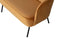 BePureHome Vogue Lounge Fauteuil Rechts - Velvet - Geel - 68x110x65