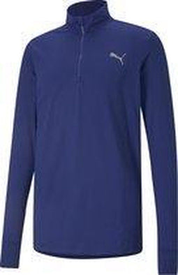 PUMA Run Favorite - 1/4 Zip Sporttrui Heren - Maat S - Blauw