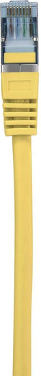 Renkforce RF-5153668 RJ45 Netwerkkabel, patchkabel CAT 6A S/FTP 3.00 m Geel Snagless, Vlambestendig 1 stuk(s)