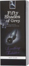Fifty Shades of Grey Something Forbidden Buttplug - Zwart