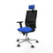 Horna Traslack Piqueras y Crespo 2D086G2 - Bureaustoel - Hoofdsteun verstelbaar - Blauw