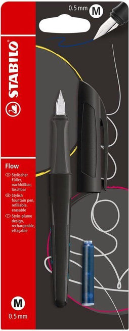 Vulpen STABILO Flow Active zwart