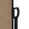 vidaXL - Windscherm - uittrekbaar - 100x500 - cm - taupe