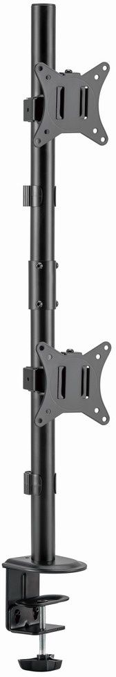 Gembird MA-D2-02 - Bureaumount - 2x schermen tot 32" - Vesa 75mm/100mm (2 stuks)