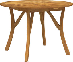 vidaXL - Tuintafel - Ø - 110 - cm - massief - acaciahout