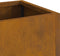 vidaXL - Verhoogde - Tuinplantenbak - 100x26x82 - cm - Weerbestendig - Staal