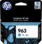HP 963 - Inktcartridge - Origineel - Cyaan