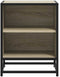 vidaXL - Nachtkastje - 40x31x50 - cm - bewerkt - hout - en - metaal - sonoma - eiken